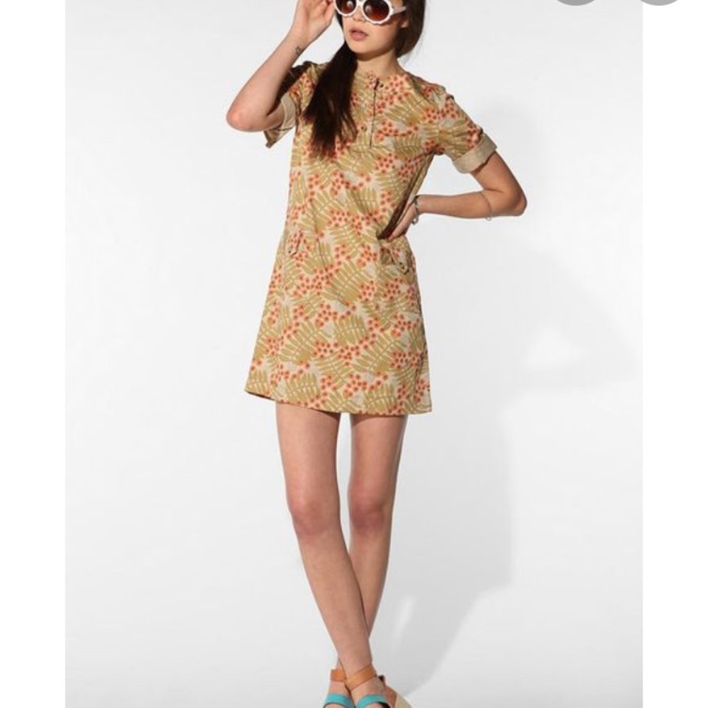 apc madras Safari Print Dress